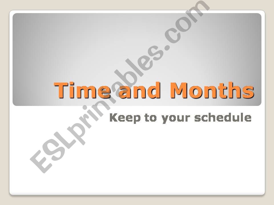 Date and time powerpoint