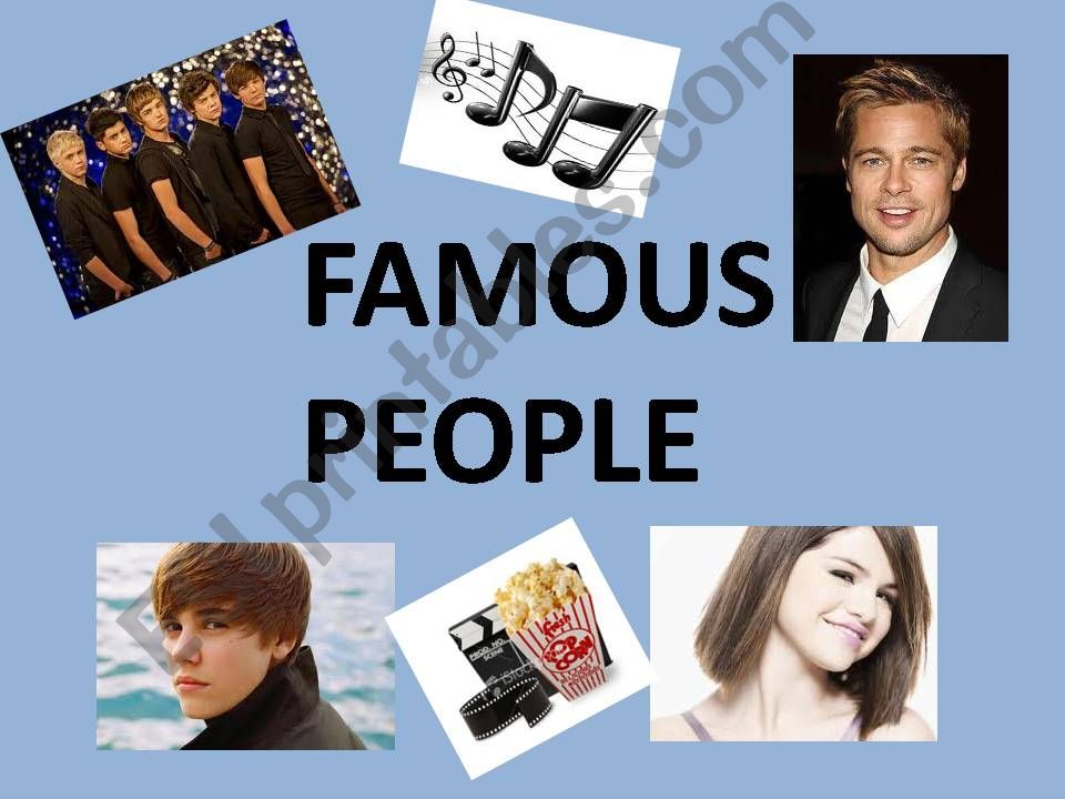 Famous people powerpoint