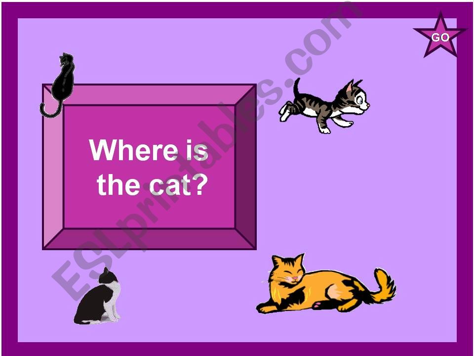 Where is the Cat? powerpoint