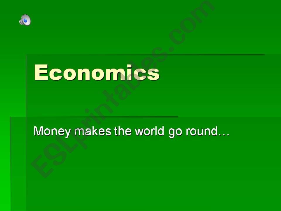 Introduction to Economics powerpoint