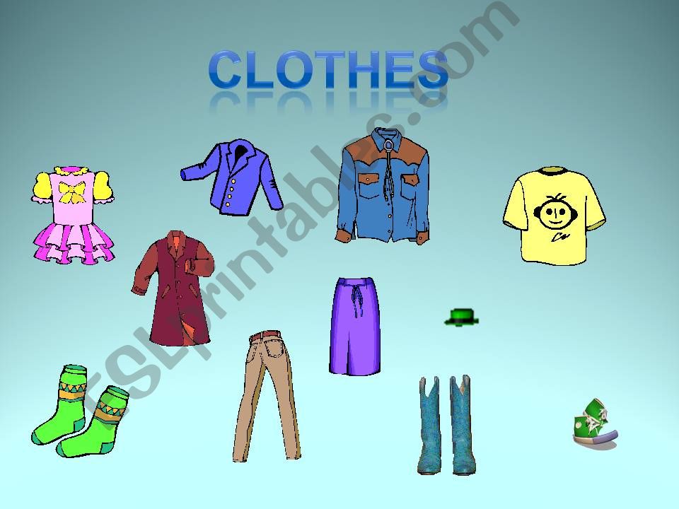 Clothes powerpoint