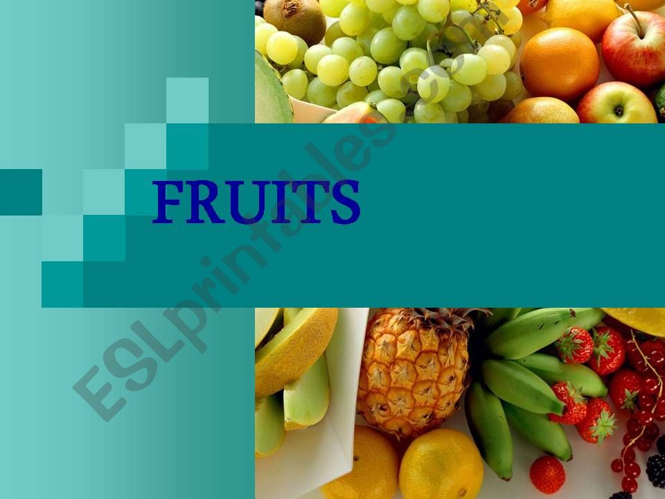 Fruits powerpoint