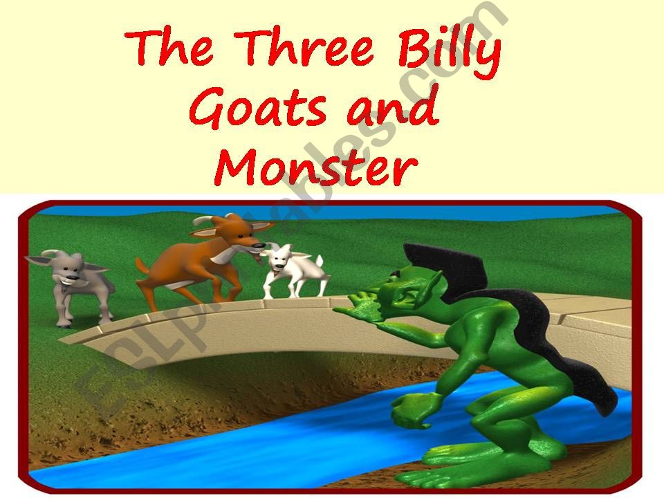 The Three Billy Goats and Monster