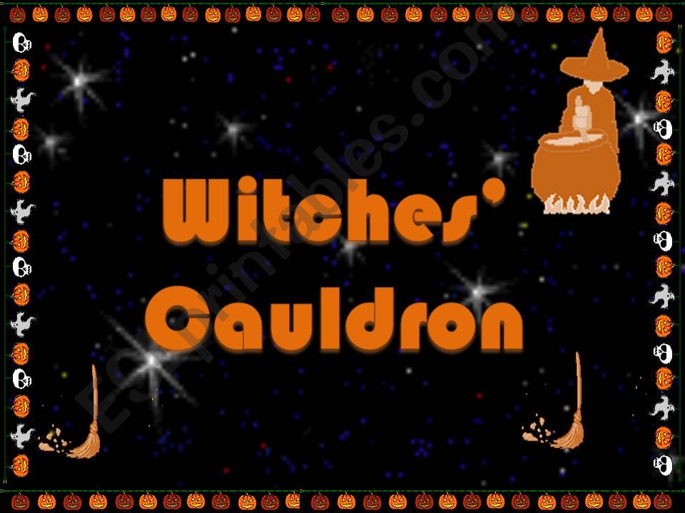 Witches Cauldron powerpoint