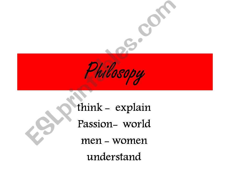 Philosophy powerpoint