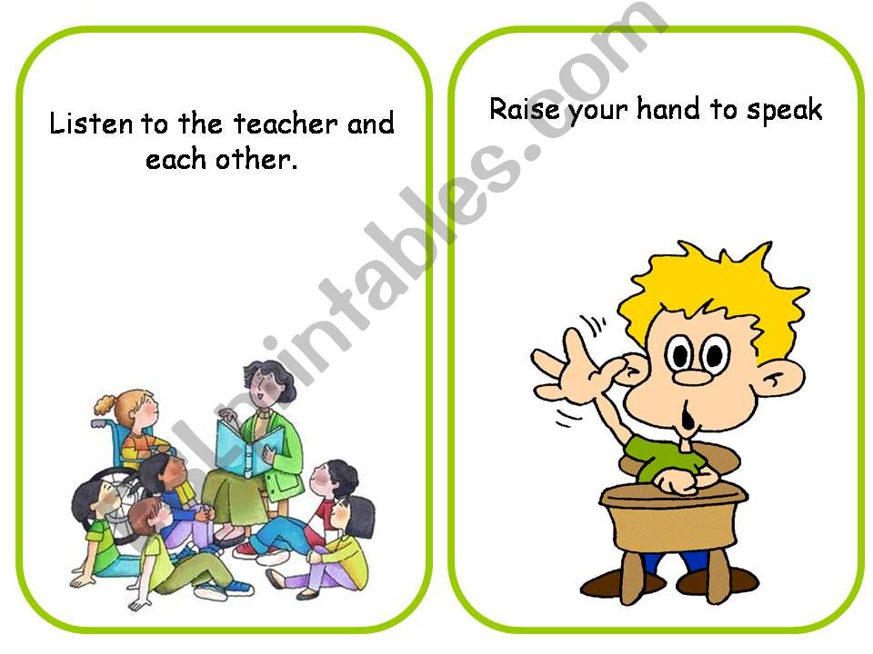 Classroom rules powerpoint