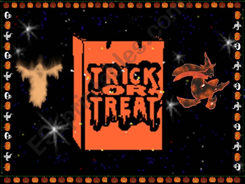Trick or Treat powerpoint