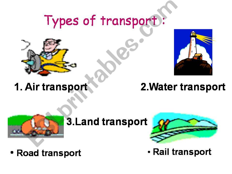Types of Transport powerpoint