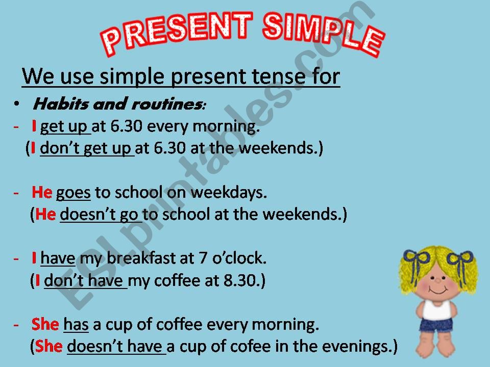 present simple tense powerpoint