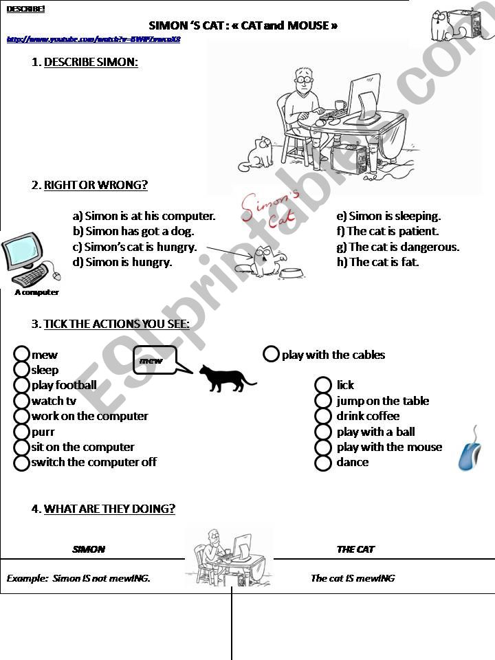 SIMONS CAT AND MOUSE powerpoint