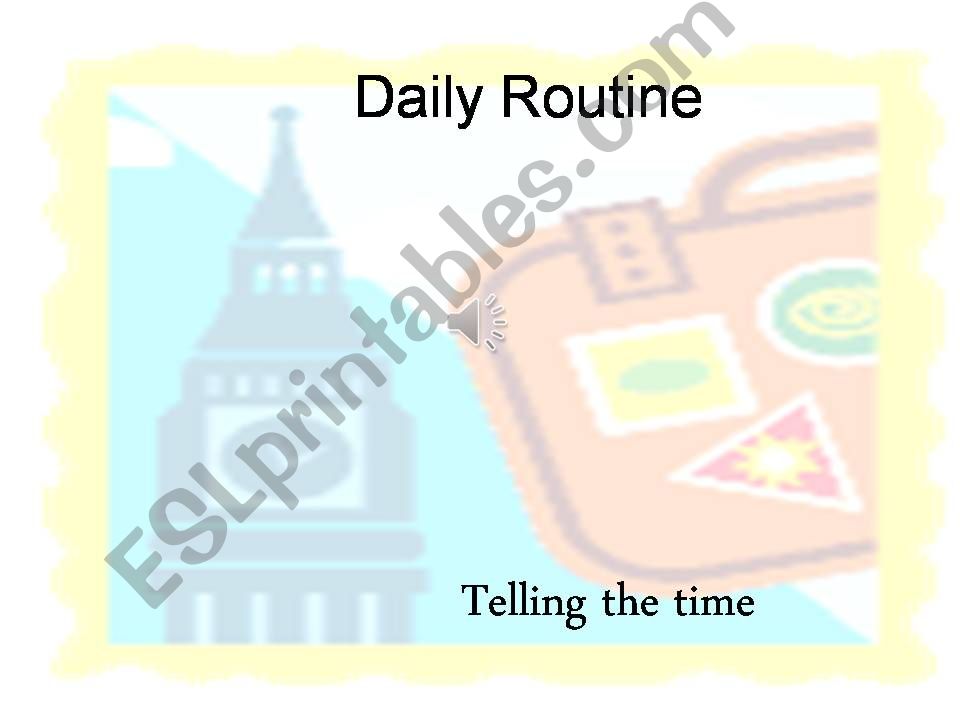 Telling the time powerpoint