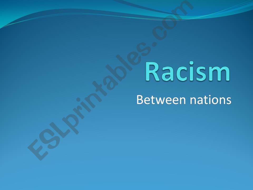 racism powerpoint