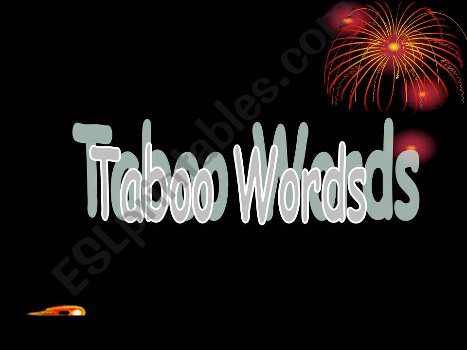 Taboo Word -Jobs, a PP game powerpoint