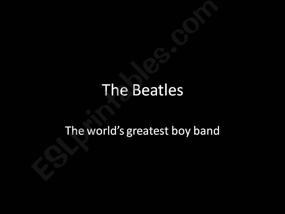 The Beatles powerpoint