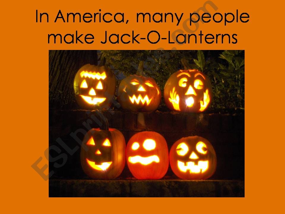 How to Make a Jack-o-Lantern powerpoint