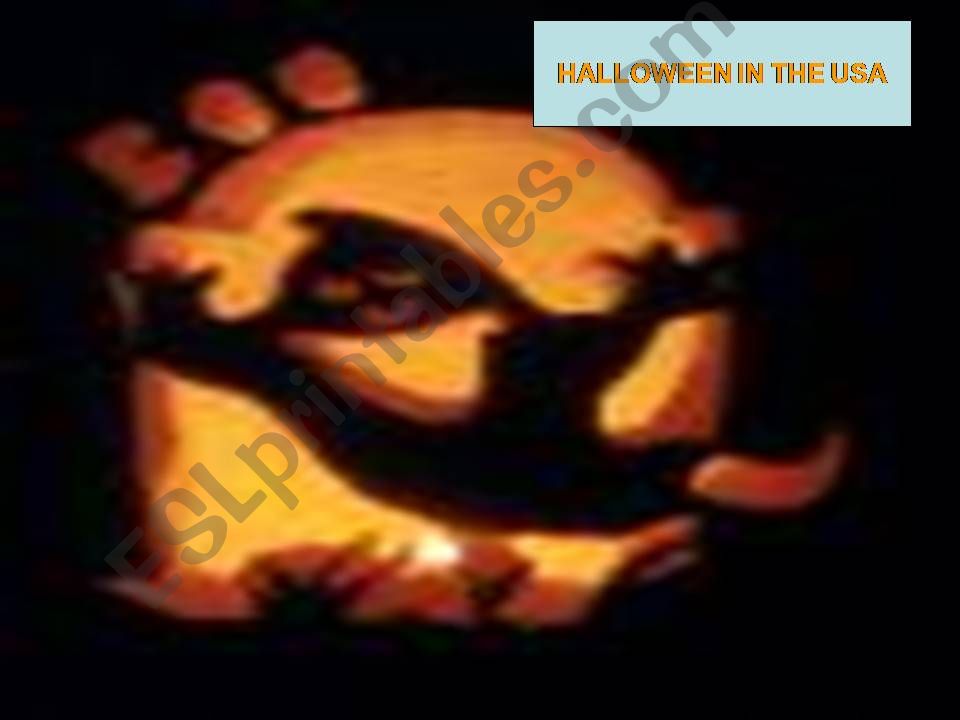 Halloween in the USA powerpoint