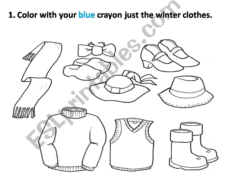 choosing winter clothes powerpoint