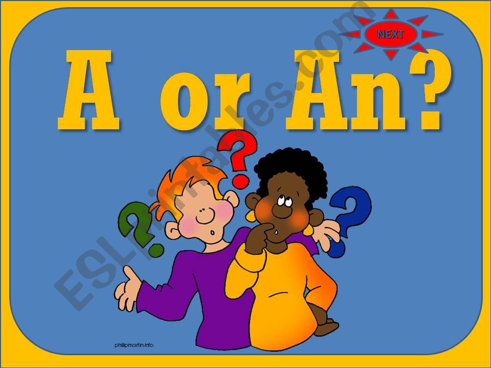 A or An?  powerpoint