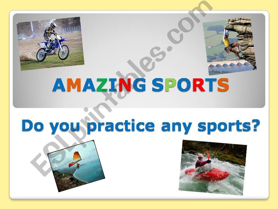 Amazing Sports powerpoint