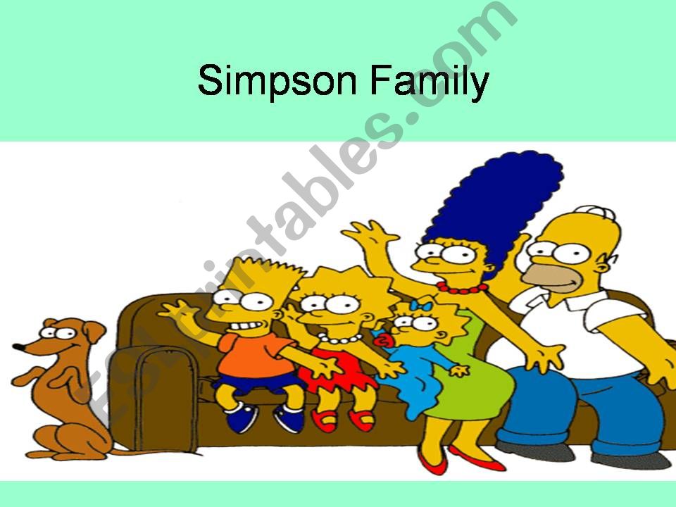 Simpson Family powerpoint
