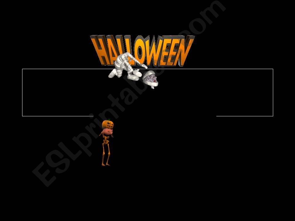 Halloween Comparatives powerpoint