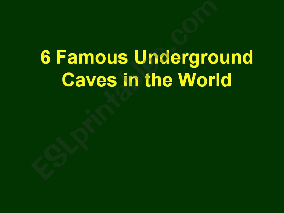 6 the most famous caves in the world