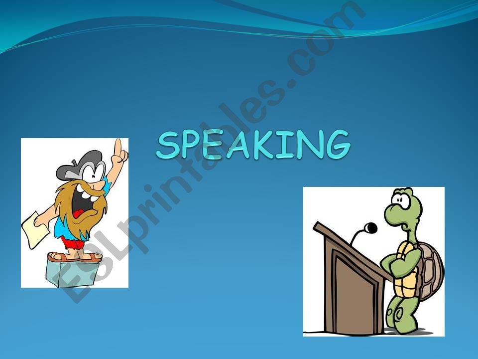 Speaking activity powerpoint