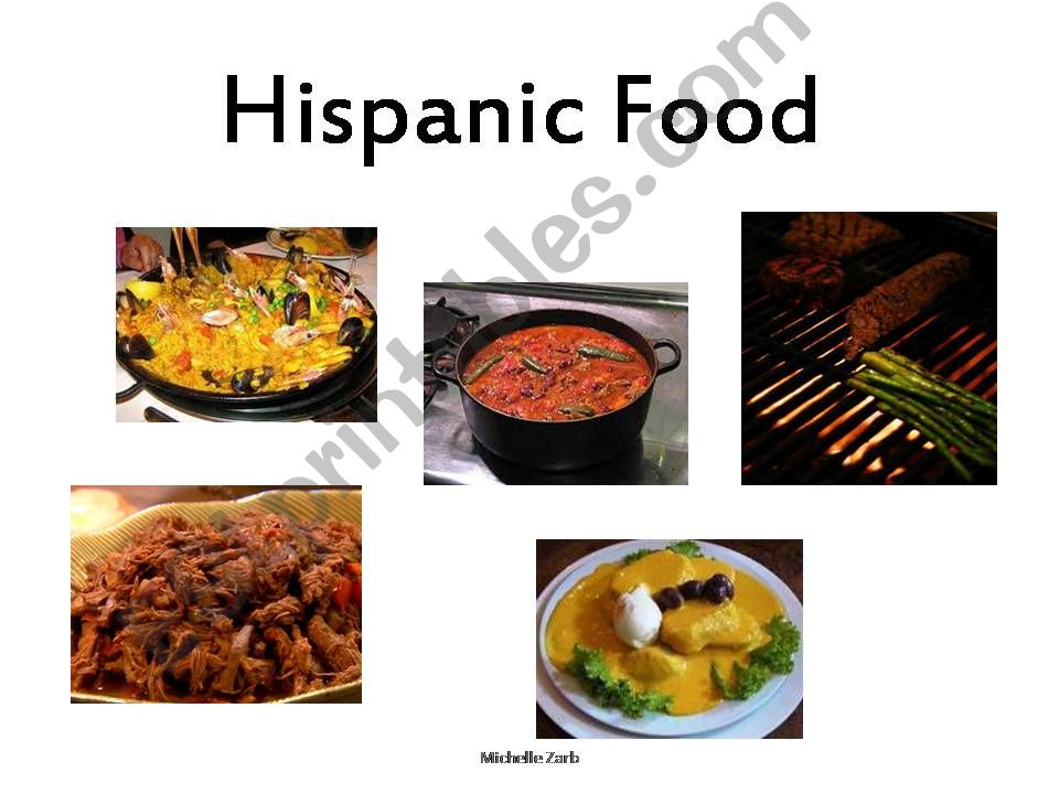Hispanic Food powerpoint