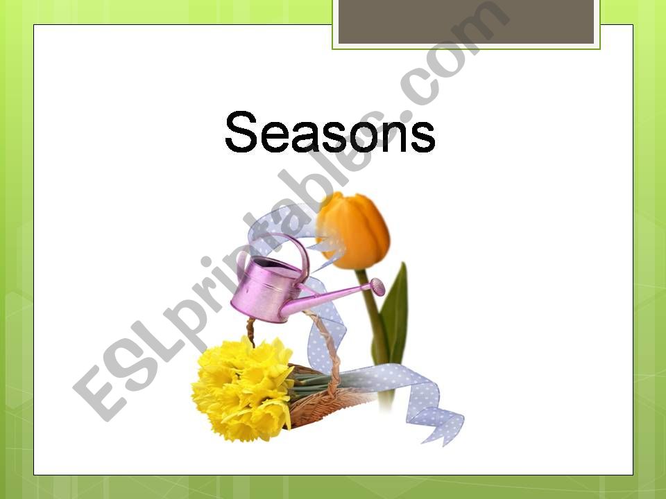 Seasons powerpoint