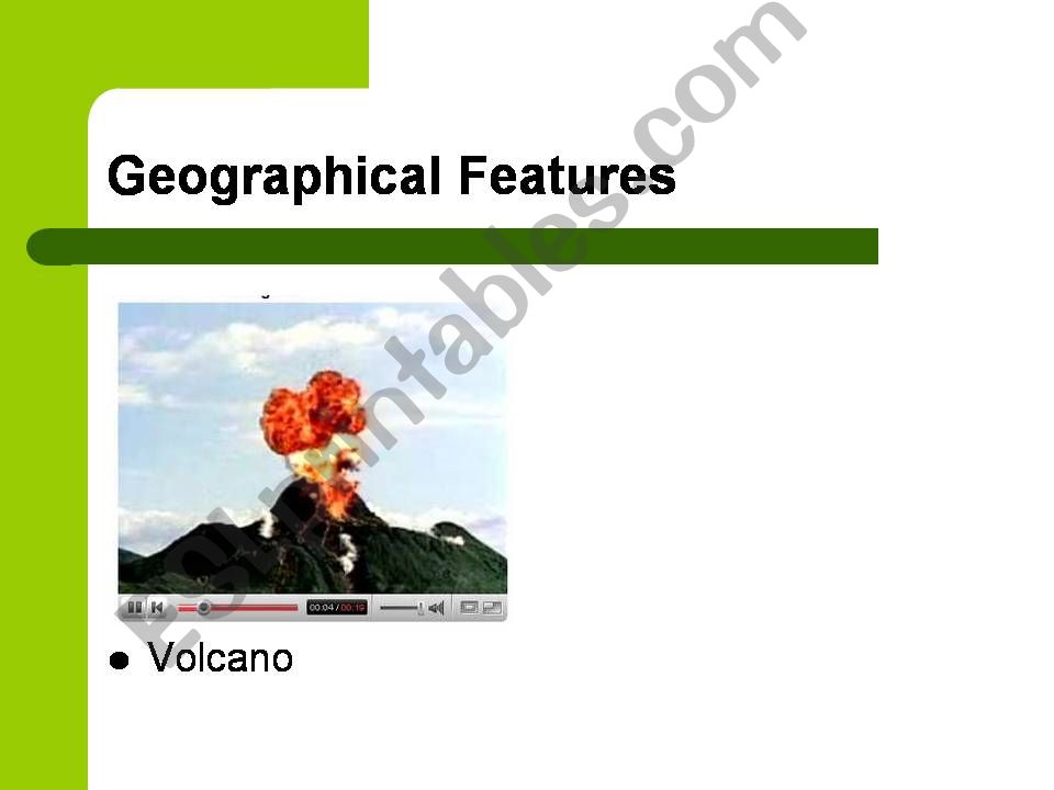 geographical features powerpoint
