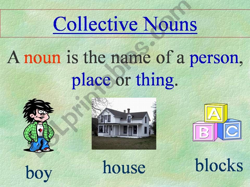 Collective Nouns powerpoint