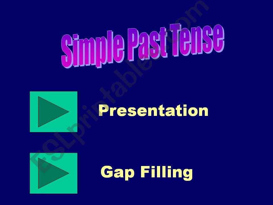 Simple Past powerpoint