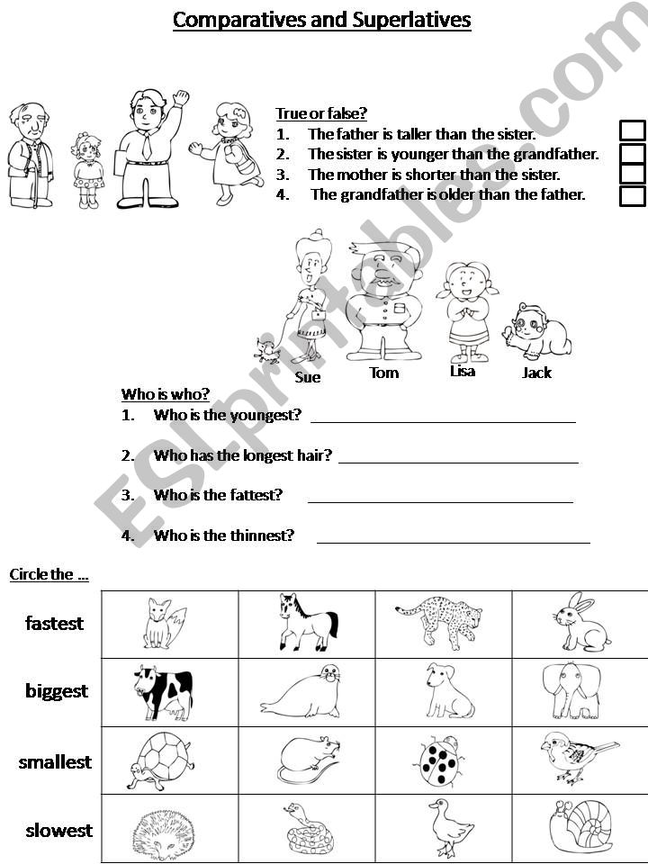 Comparatives and Superlatives powerpoint