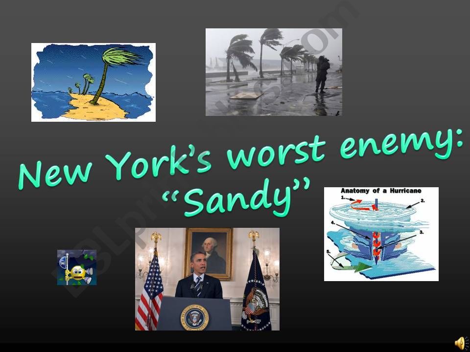 SANDY: HURRICANE IN NY powerpoint