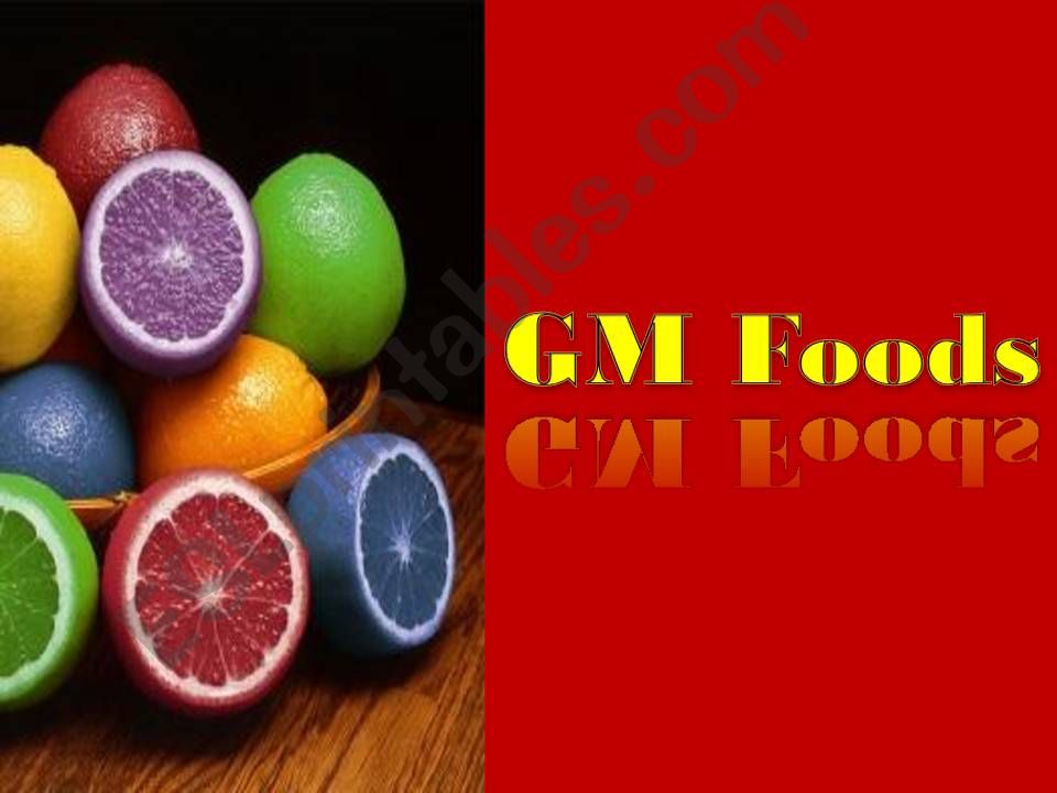 GM food powerpoint