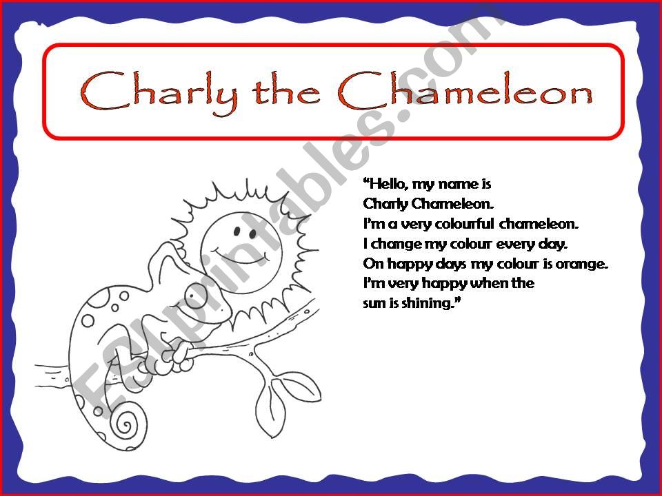 Charly the Chameleon - Feelings and Colours