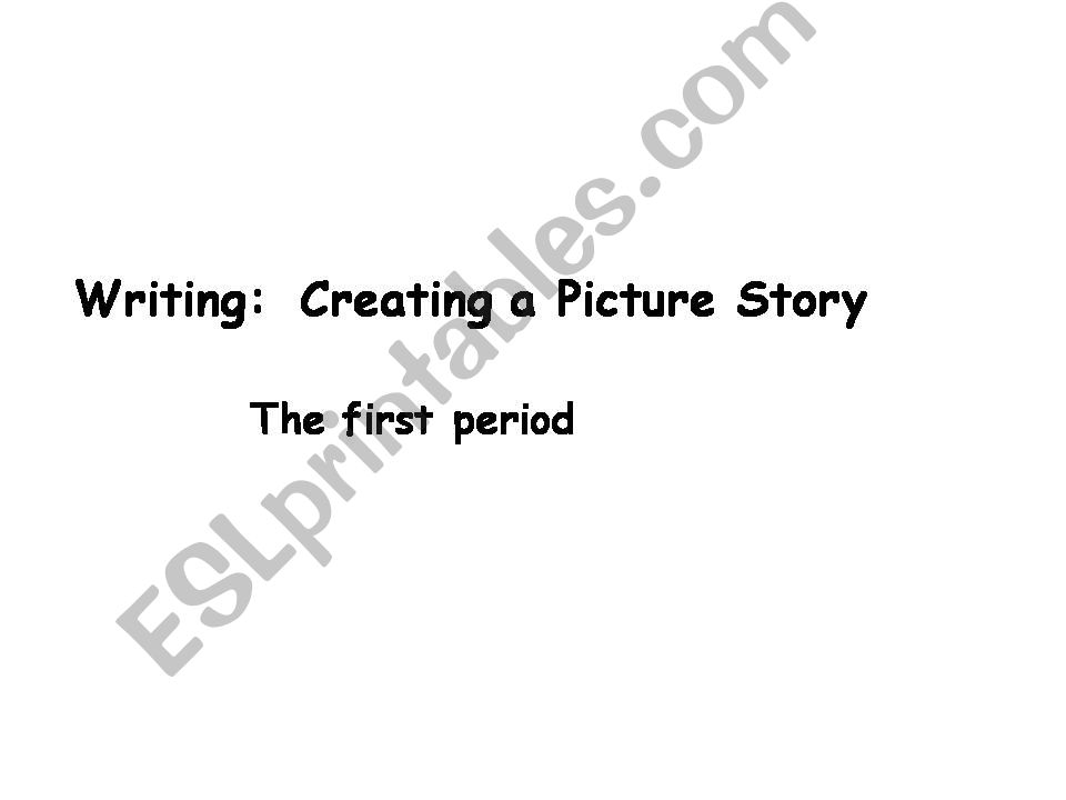 creating a picture story 1 powerpoint