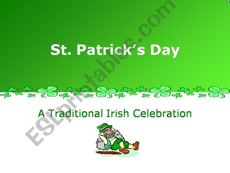 st Patricks day  powerpoint