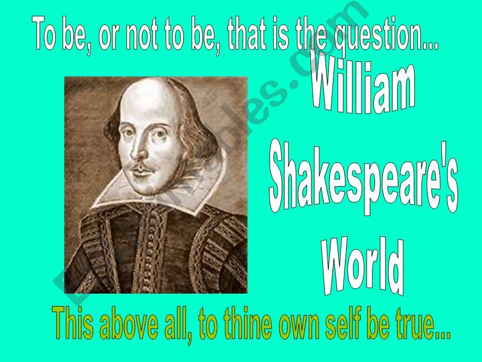 shakeaspeare powerpoint