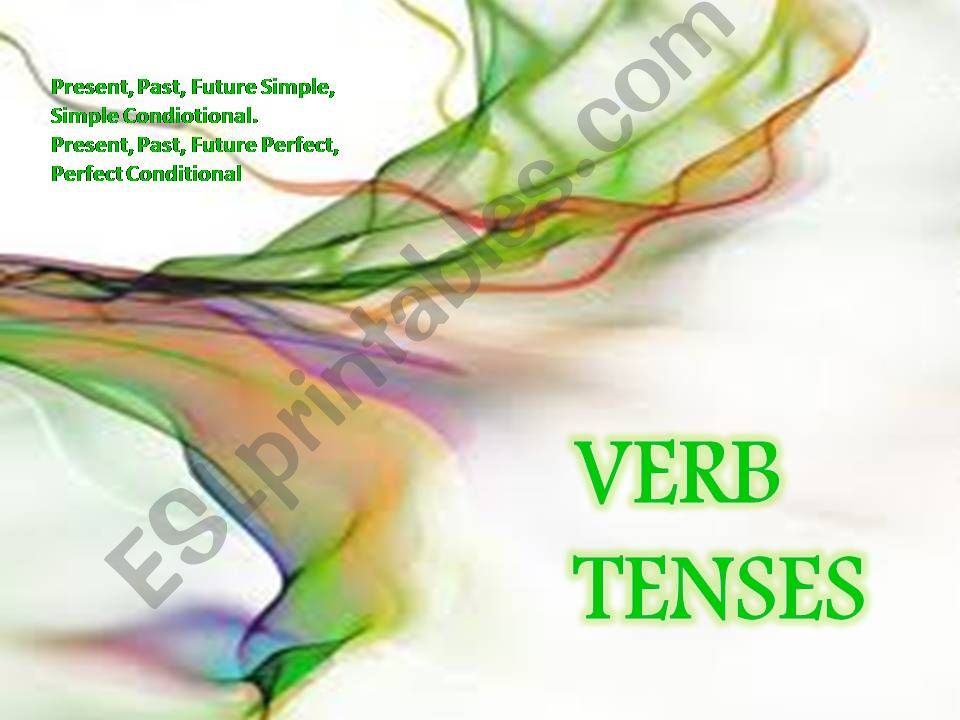 VERB TENSES powerpoint