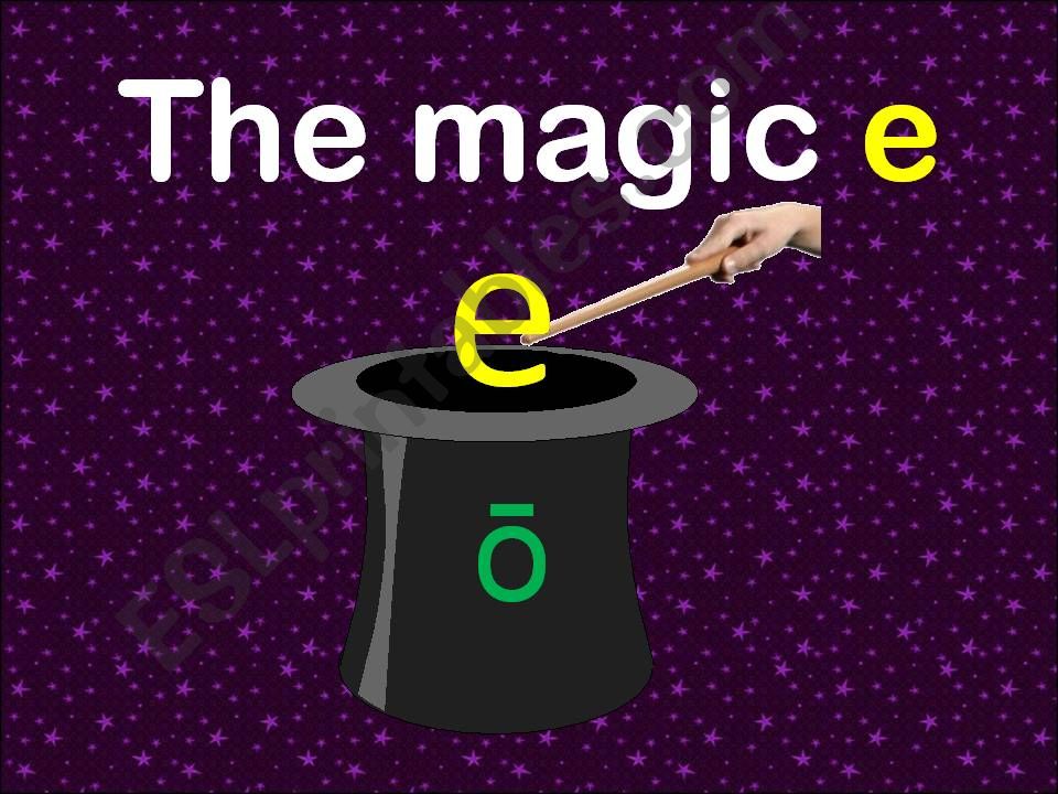 Magic E with long i  powerpoint