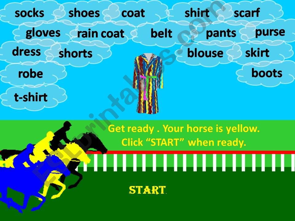 clothes (basic) animated variable horse race part 2
