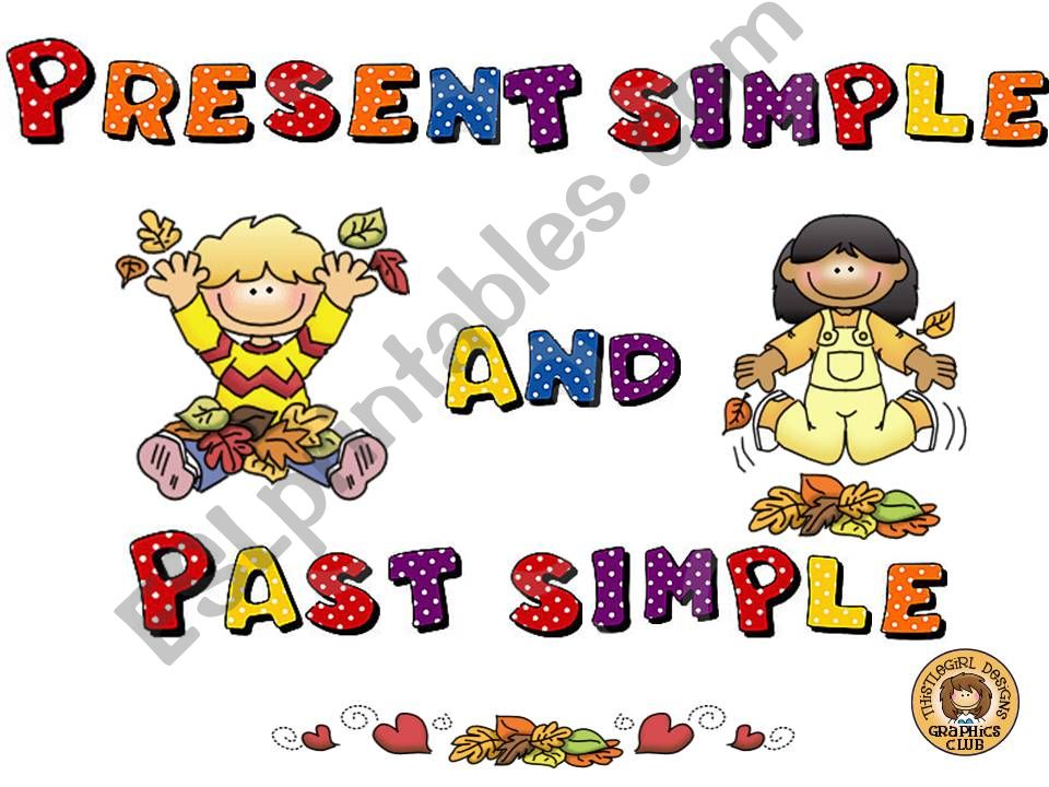 PRESENT SIMPLE & PAST SIMPLE powerpoint