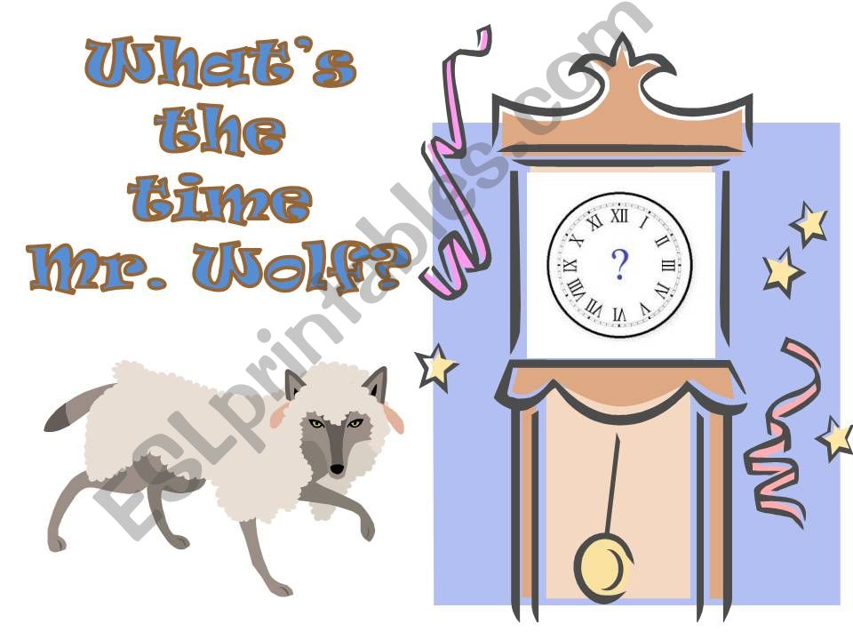 WHATS THE TIME MR. WOLF? powerpoint
