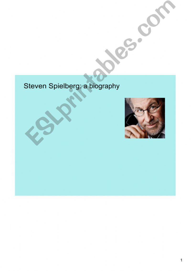 Steven Spielberg powerpoint