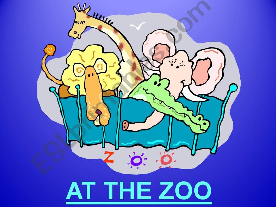 Animals at the zoo powerpoint