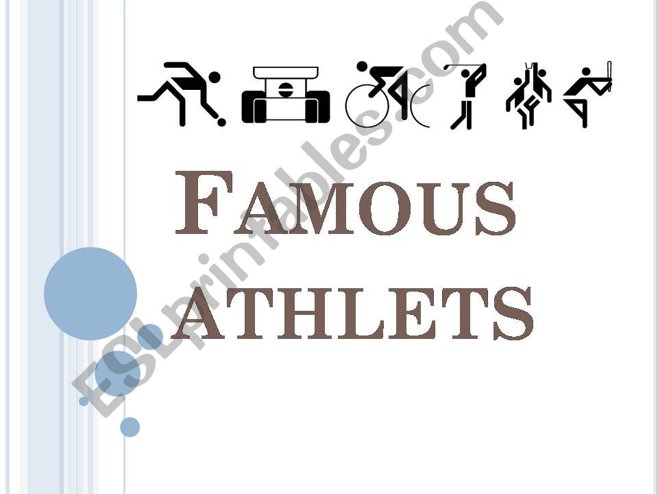 famous athlets powerpoint