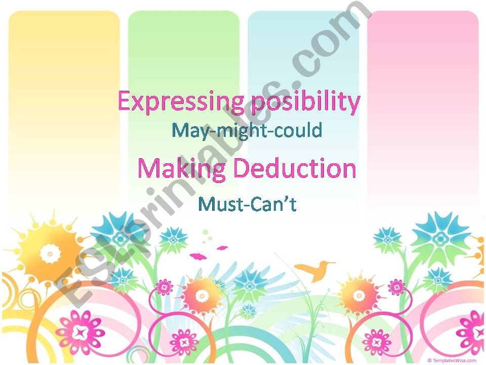 expressing possibility powerpoint