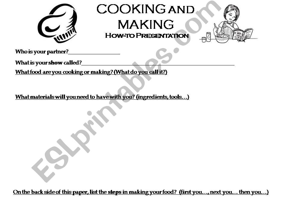 Cooking Show powerpoint