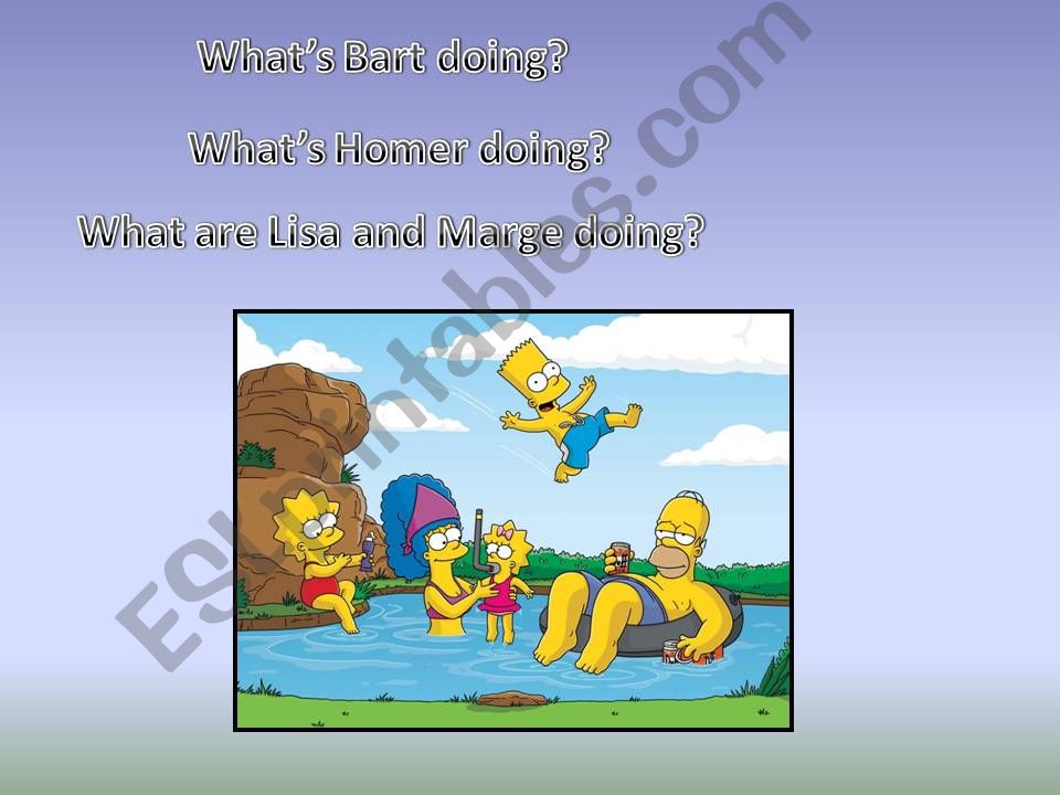 The  Simpsons powerpoint